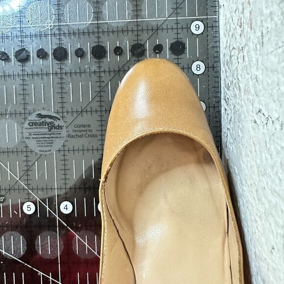 Christian Louboutin Women Size EU 37 US 7 Nude Tan Leather Heel Shoes - Picture 15 of 15